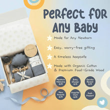 Load image into Gallery viewer, Premium Organic Cotton Baby Gift Set for Newborn
