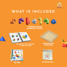 Load image into Gallery viewer, 3D Soma Cube Puzzle for Adults and Kids with 60 Puzzle Questions Brain Teaser Wooden Block