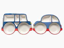 Load image into Gallery viewer, 2 Car Shaped Plates Set