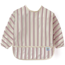 Load image into Gallery viewer, ARI MES waterproof baby bib Pink Stripes
