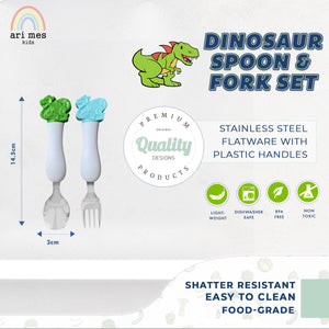 Dinosaur Spoon and Fork Set